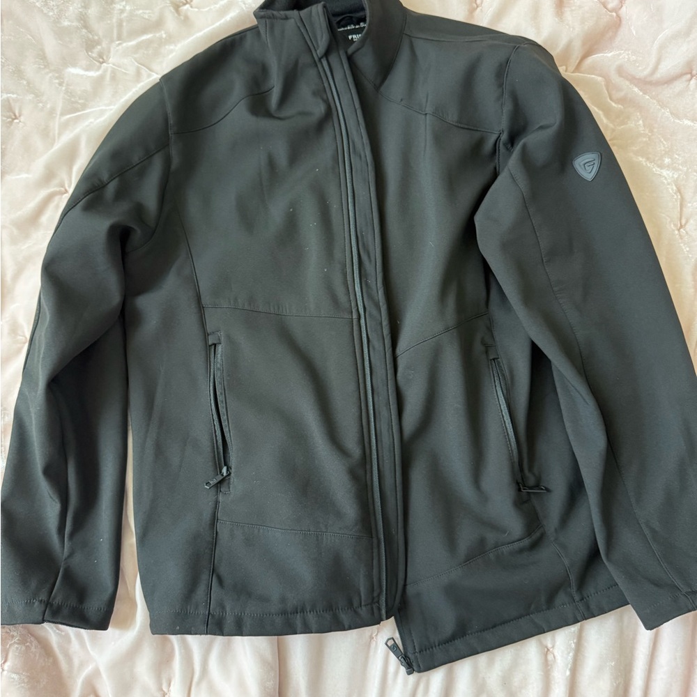 Men's Black Softshell Jacket - image 1